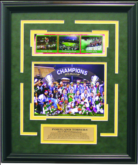 Portland Timbers 2015 MLS Cup Champions Framed Art 15" x 18" Team Photograph Collage