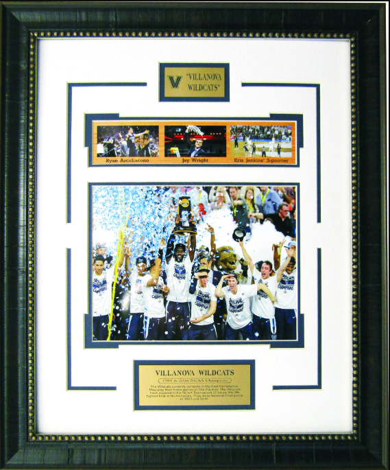 Villanova Wildcats 2016 NCAA Championship Framed Art 19" x 23" 4-Photograph Collage