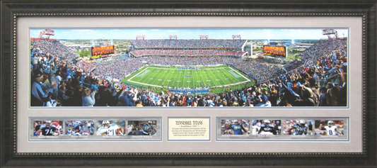 Tennessee Titans Nissan Stadium Framed Art 19" x 43" 9-Photograph Collage