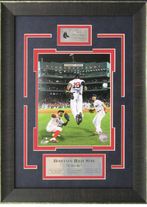 Killer B's Boston Red Sox 2018 World Series Champions Framed Art 23" x 19" Photograph