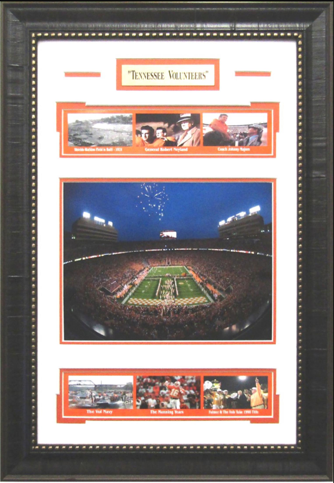 Tennessee Volunteers Neyland Stadium Framed Art 16" x 23" 7-Photograph Collage