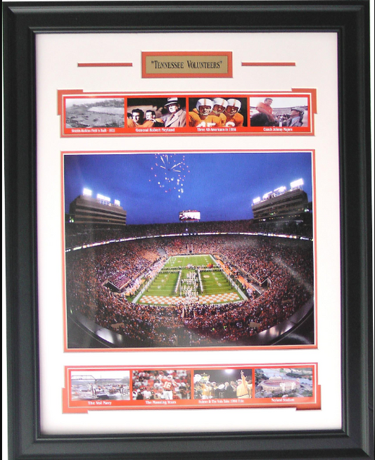 Tennessee Volunteers Neyland Stadium Framed Art 20" x 25.5" 9-Photograph Collage