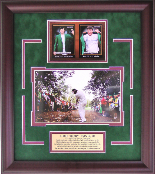 Bubba Watson Masters Champion 18.5" x 21" Photograph Framed Art