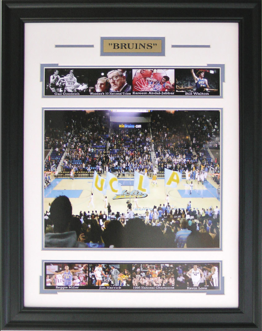 UCLA Bruins Pauley Pavilion Framed Art 20" x 25.5" 9-Photograph Player Collage