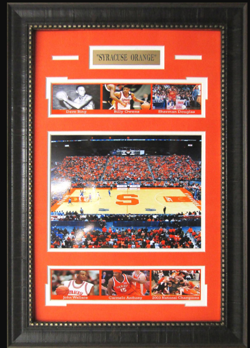 Syracuse Orange JMA Wireless Dome Framed Art 16" x 23" 7-Photograph Player Collage