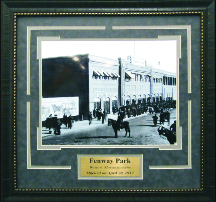 Fenway Park Boston Red Sox Photograph Framed Art 21" x 22"