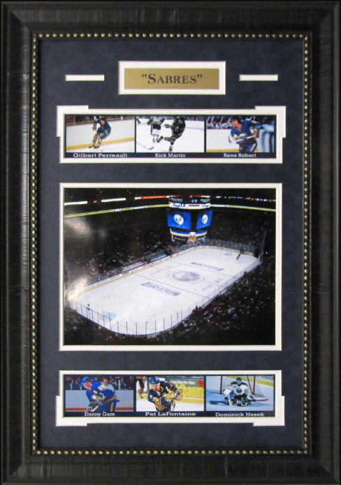 Buffalo Sabres Framed Art 16" x 23" Player Photograph Collage