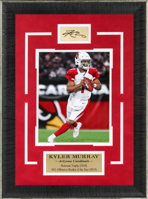 Kyler Murray Arizona Cardinals Framed Art 15.5" x 21" Photograph with Facsimile Autographed Plate