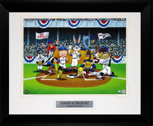 Kansas City Royals Looney Tunes Limited Edition Framed Art 23" x 19" Photograph