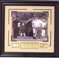 And Away We Go Arnold Palmer Jackie Gleason Framed Photo with Facsimile Autographed Plates