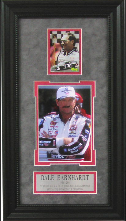 Dale Earnhardt Framed 2-Photograph Collage