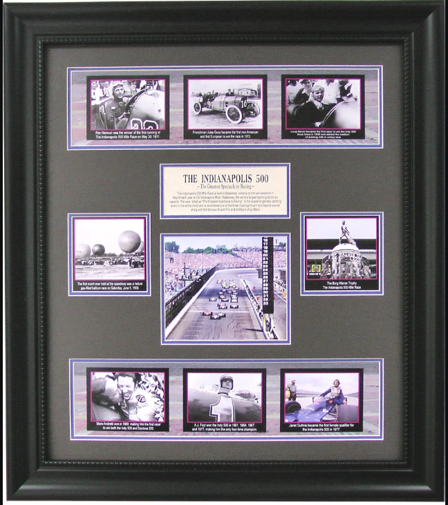 The Indianapolis 500 Framed Print 9-Photograph Collage